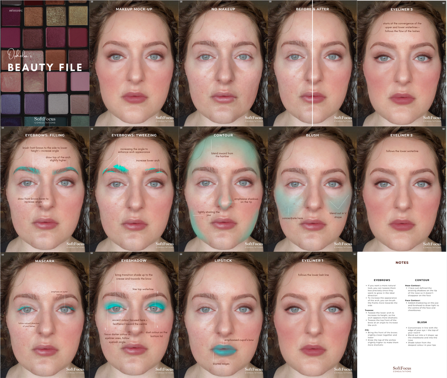 Full Face Makeup Map (with Consultation Calls)